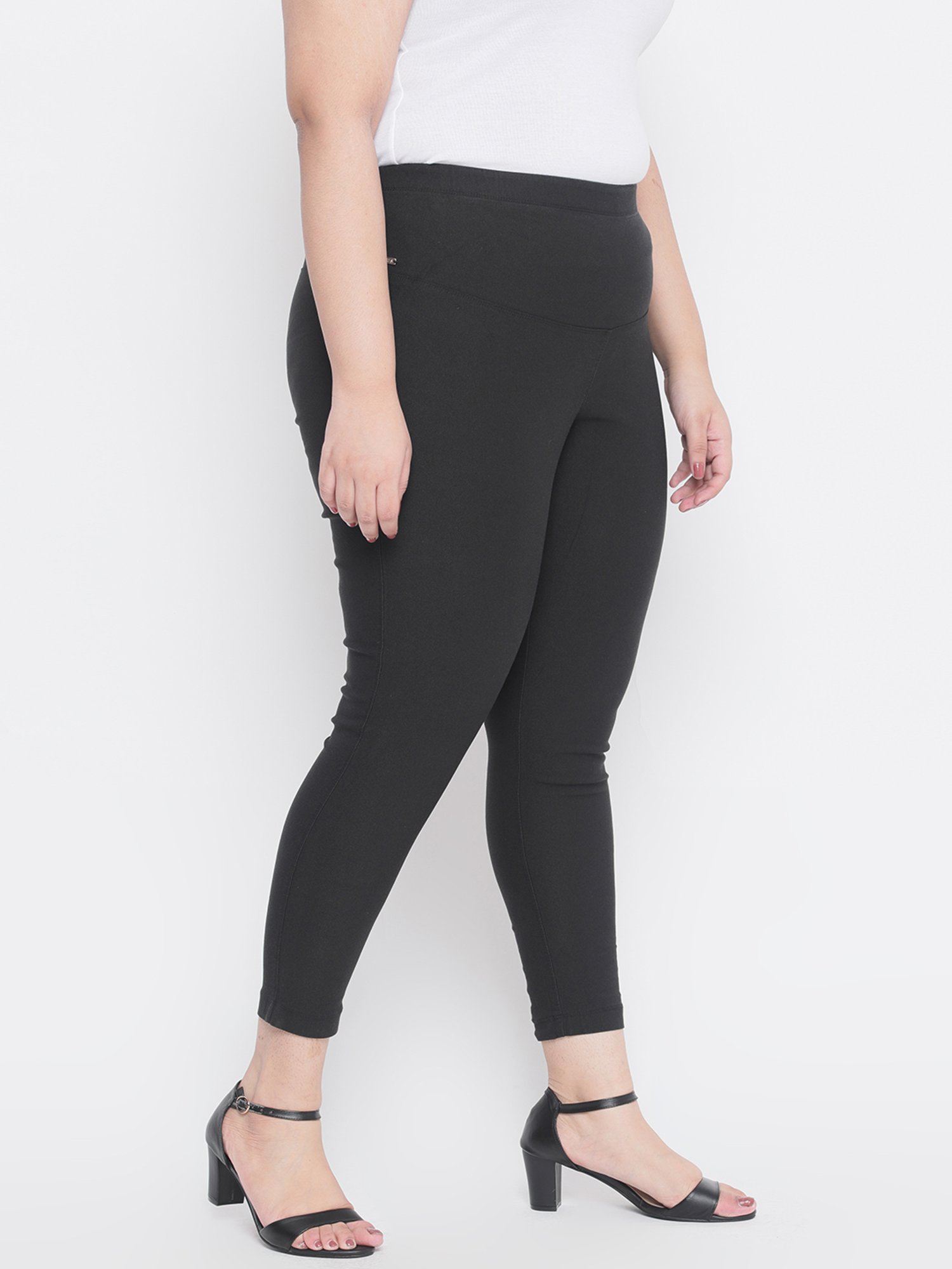 Amydus Black Tummy Shaper Jeggings