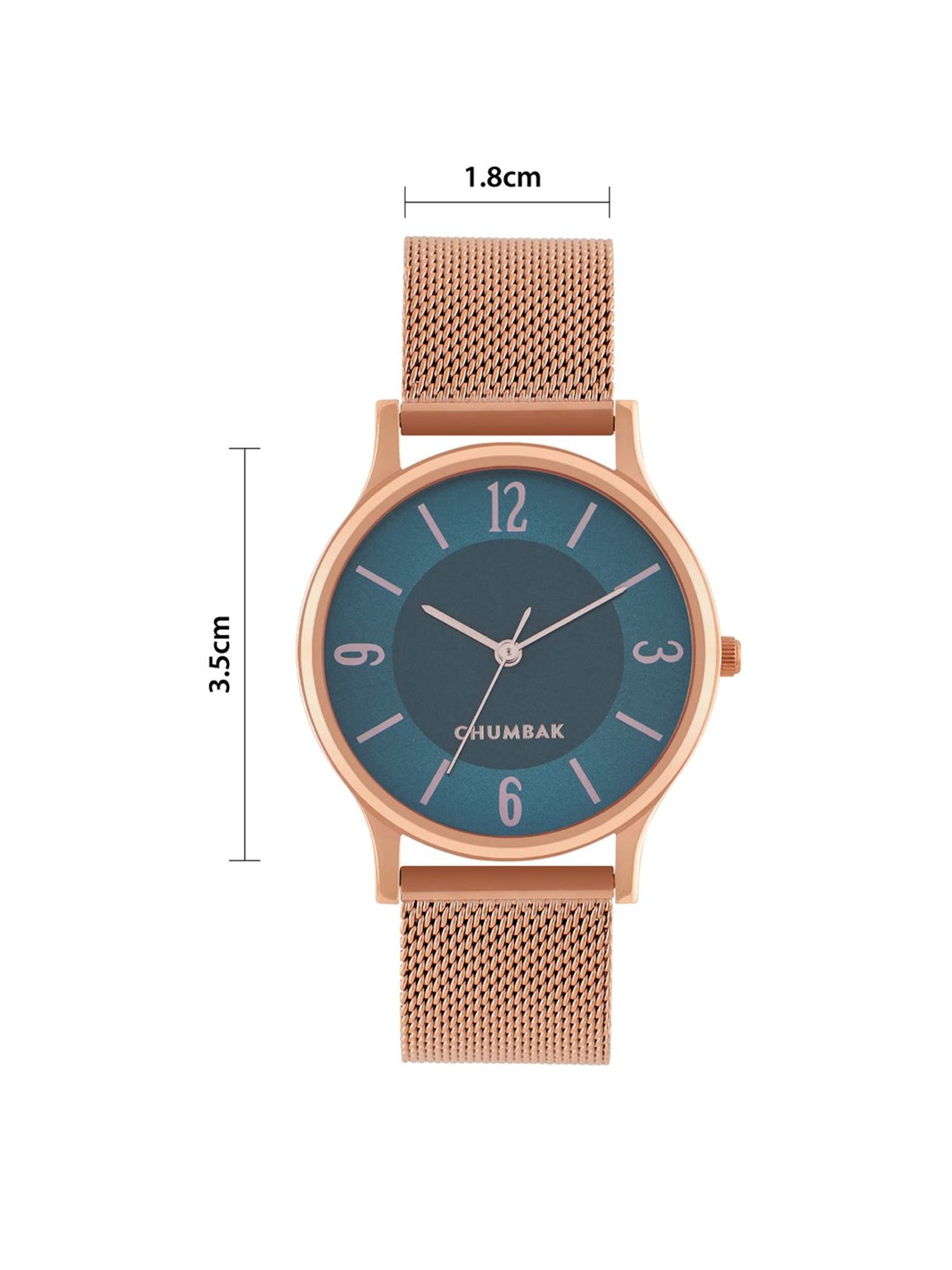 Chumbak 8907605117329 Forest Jade Analog Watch for Women