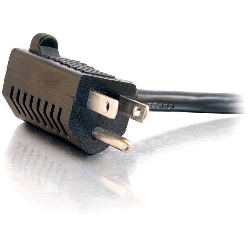 C2G 6ft 16 AWG Universal Power Cord with Extra Outlet - 6ft