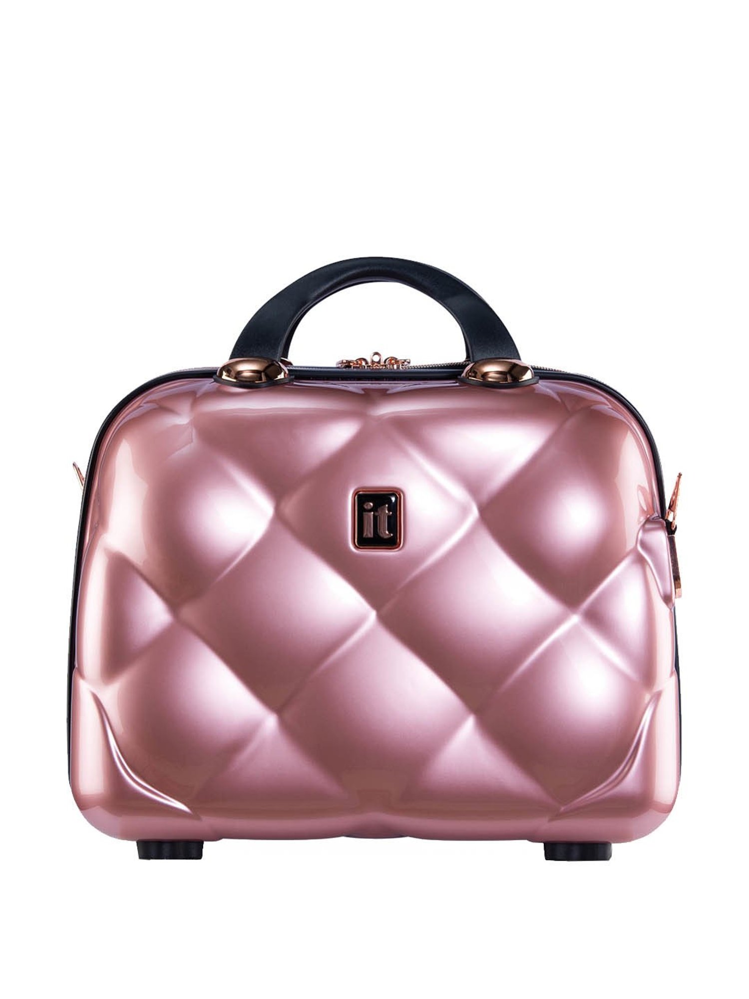 it luggage St Tropez Rose Gold Vanity Case 35cms Women Fashion Handbag Cosmetic Box