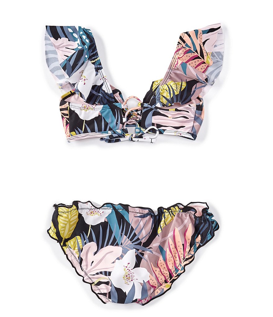 Raisins Big Girls 7-16 Whitehaven Bloom Pali Two-Piece Swimsuit