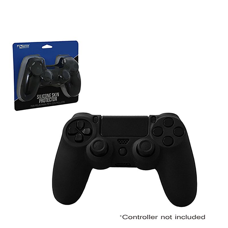 KMD Controller Silicone Grip Compatible with PS4 Black
