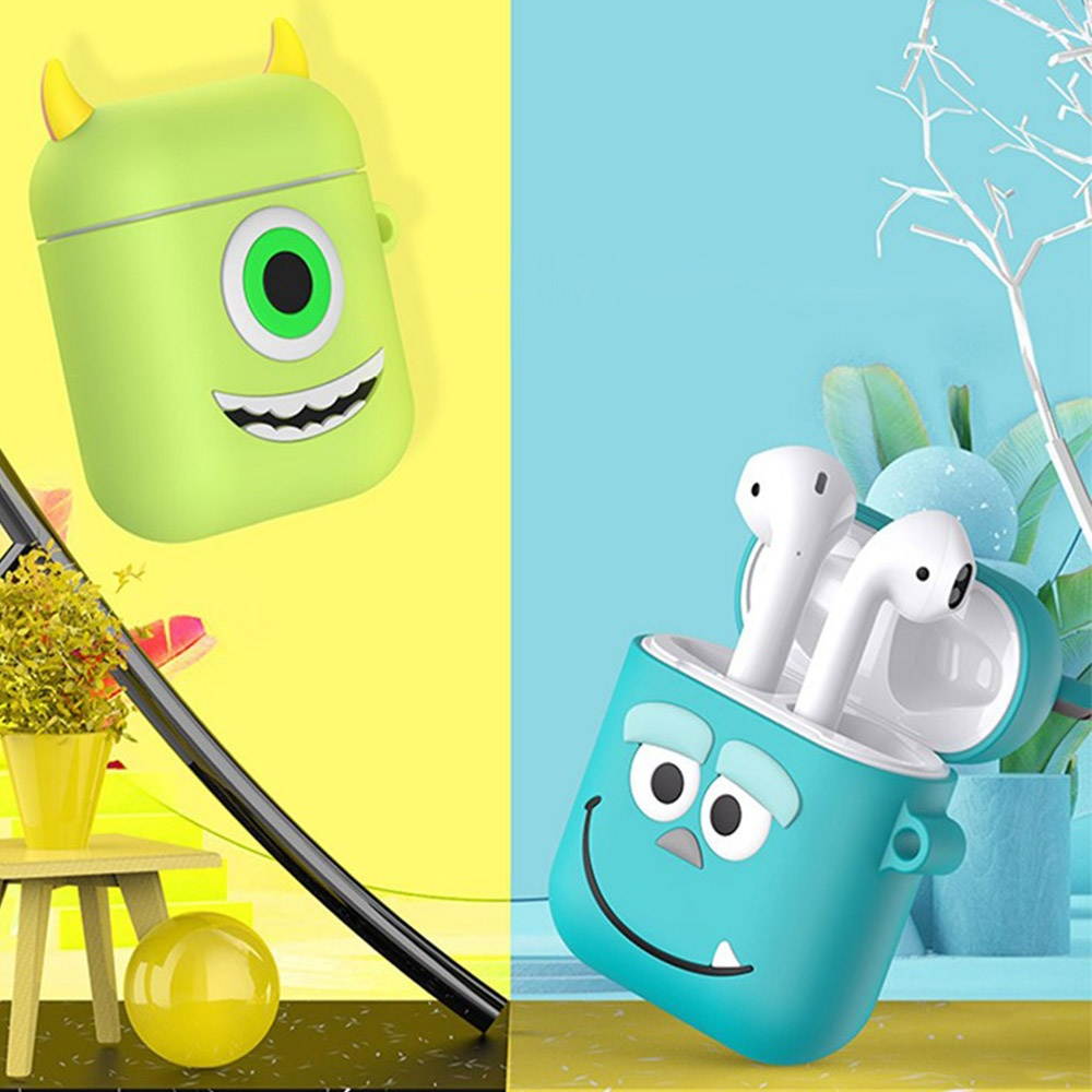 Silicone Earphone Case For AirPods Wireless Headphones Protective Cover Skin Accessories for Apple Airpods Charging Box