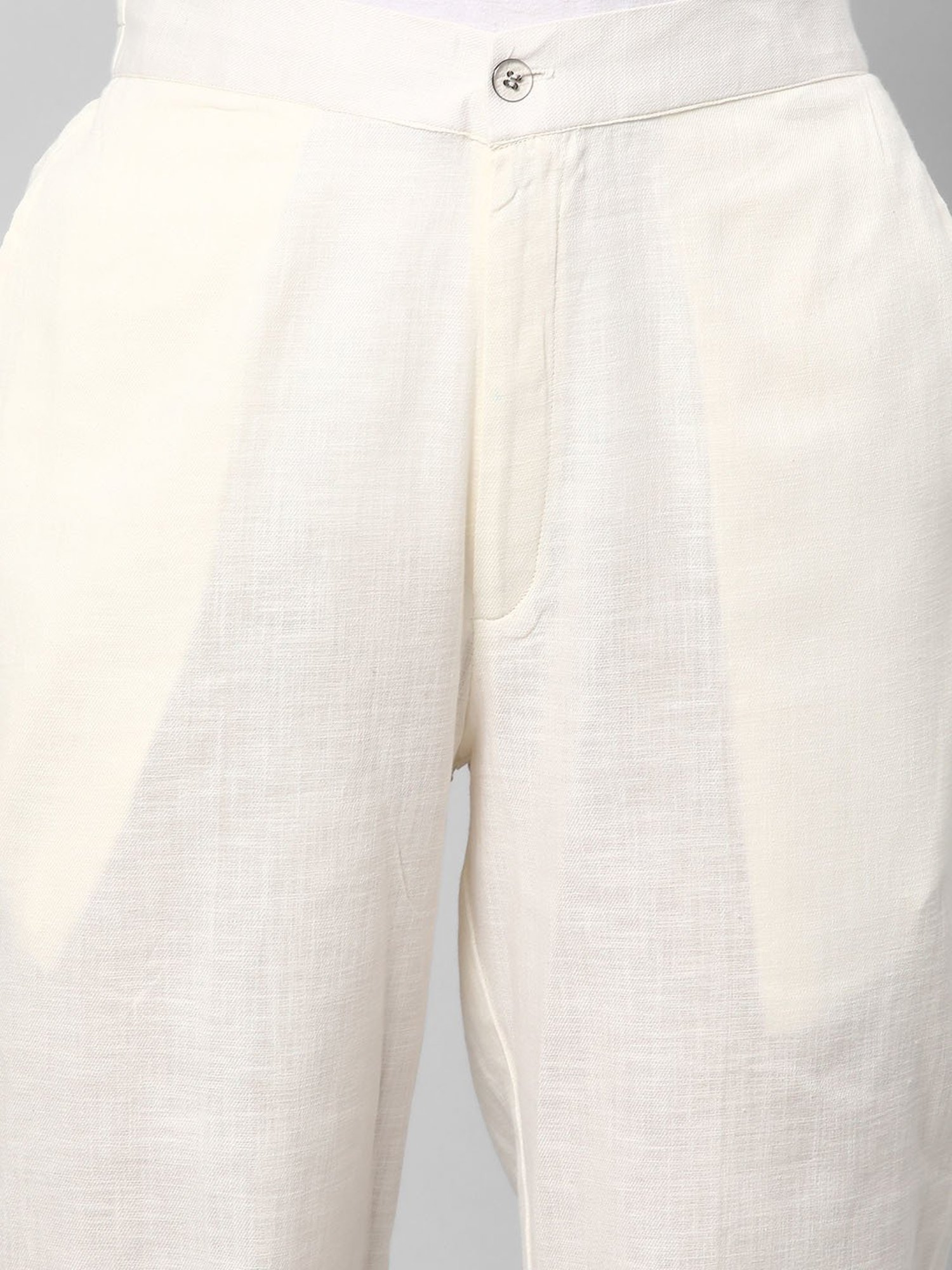 Kami Kubi Off White Linen Pants