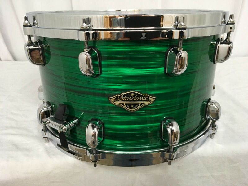 Tama Starclassic Walnut/Birch 14" Dia.X 8" Deep Snare Drum/Jade Silk/WBSS148-JDL