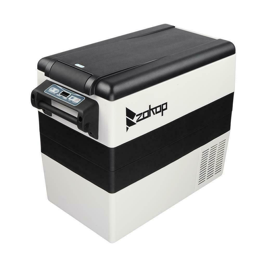 55Qt 52L Portable Car Fridge Freezer 24/12V  Refrigerator Cooler Electric Cool