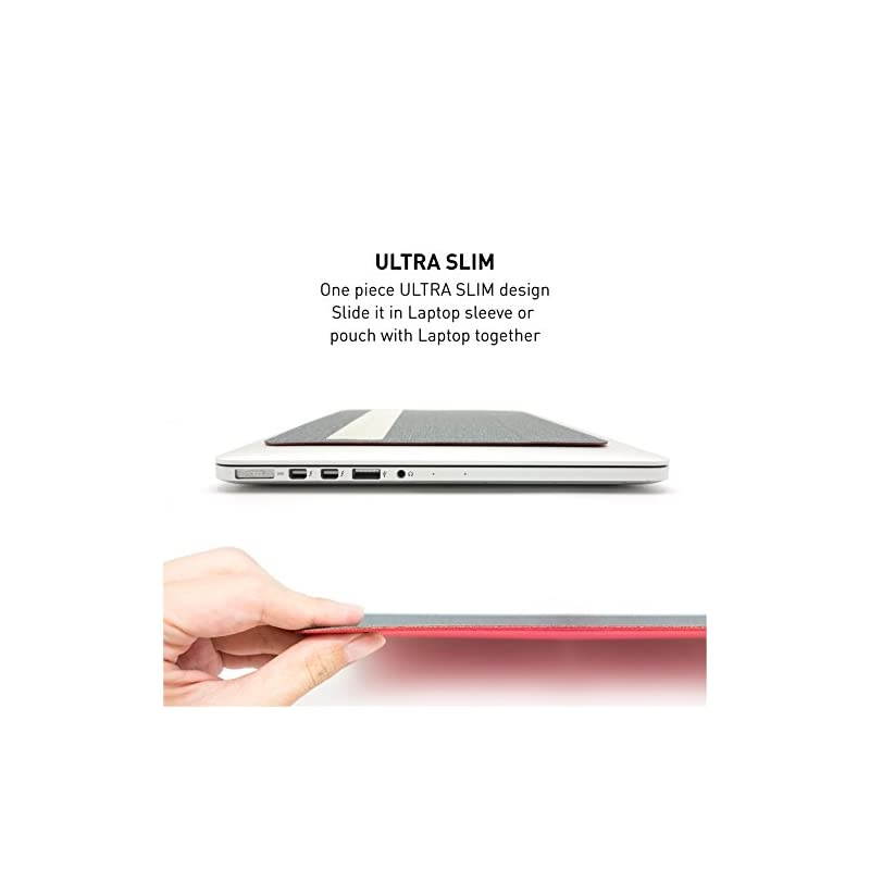 Pyramid Foldable Laptop Stand Lightweight Laptop Stand AntiSlide and Portable Notebook Stand Compatible with MacBookMacBook AirMacBook Pro Tablets and Laptops up to 15 Royal Red