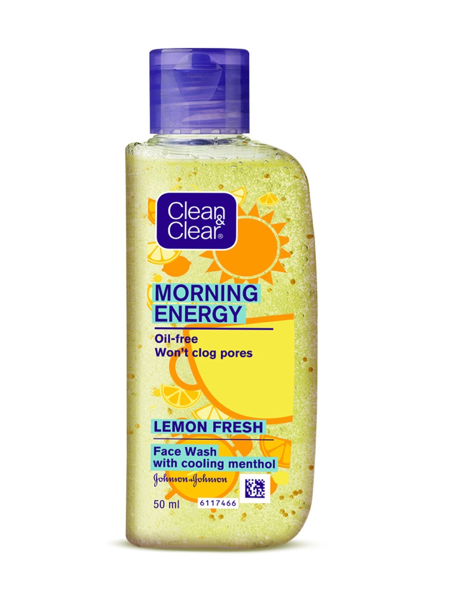 Clean & Clear Morning Energy Lemon Fresh Face Wash - 50 ml