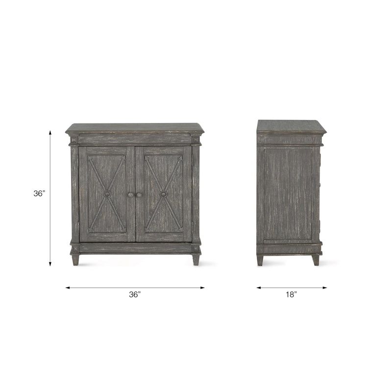 Alondra Storage Cabinet Gray - Dorel Living