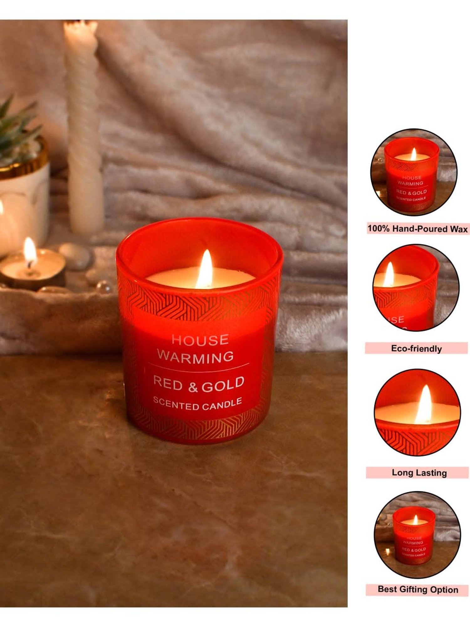 Lidded Glass Jar Crackling Wooden Wick Teak and Moss Candle - Nature's Wick