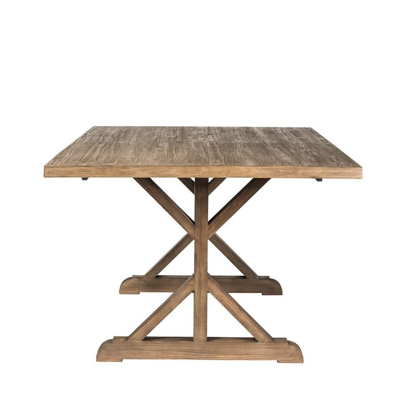 Carolina Lakes Trestle Dining Table Gray - Liberty Furniture