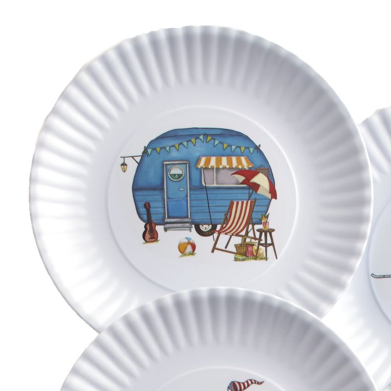 Blue Rose Polish Pottery Isabella Dinner Plate