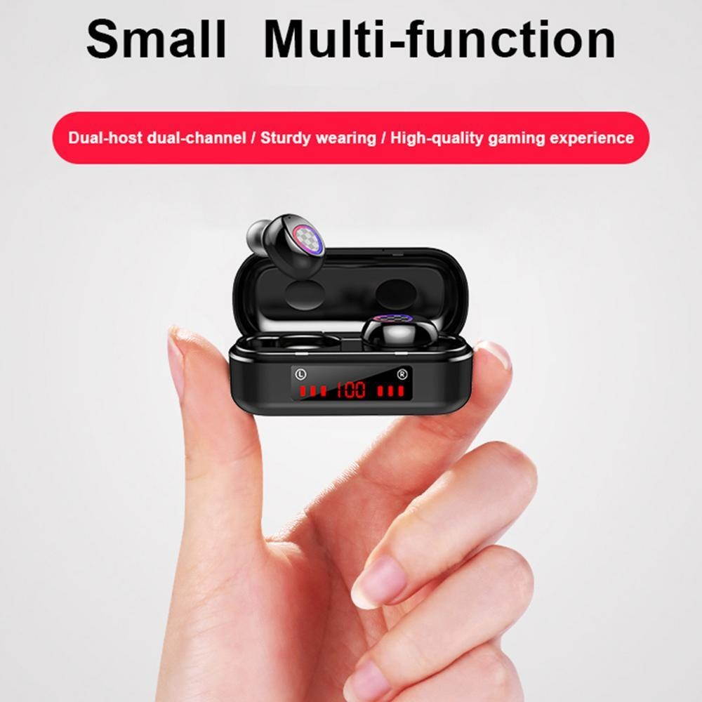 Arrive V7 TWS Bluetooth Headset Wireless Earphone 5.0 Touch Control Waterproof 6D Stereo sport Music Earbuds Charging box