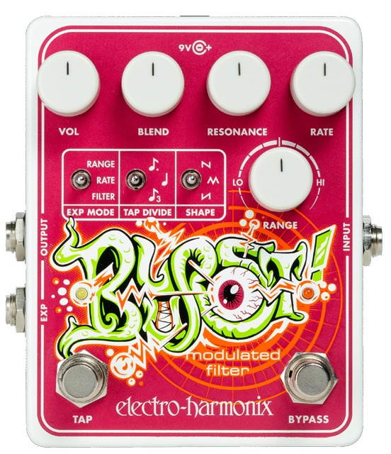 NEW! Electro-Harmonix Blurst Modulated Filter, FREE 2-3 DAY SHIPPING IN U.S.!