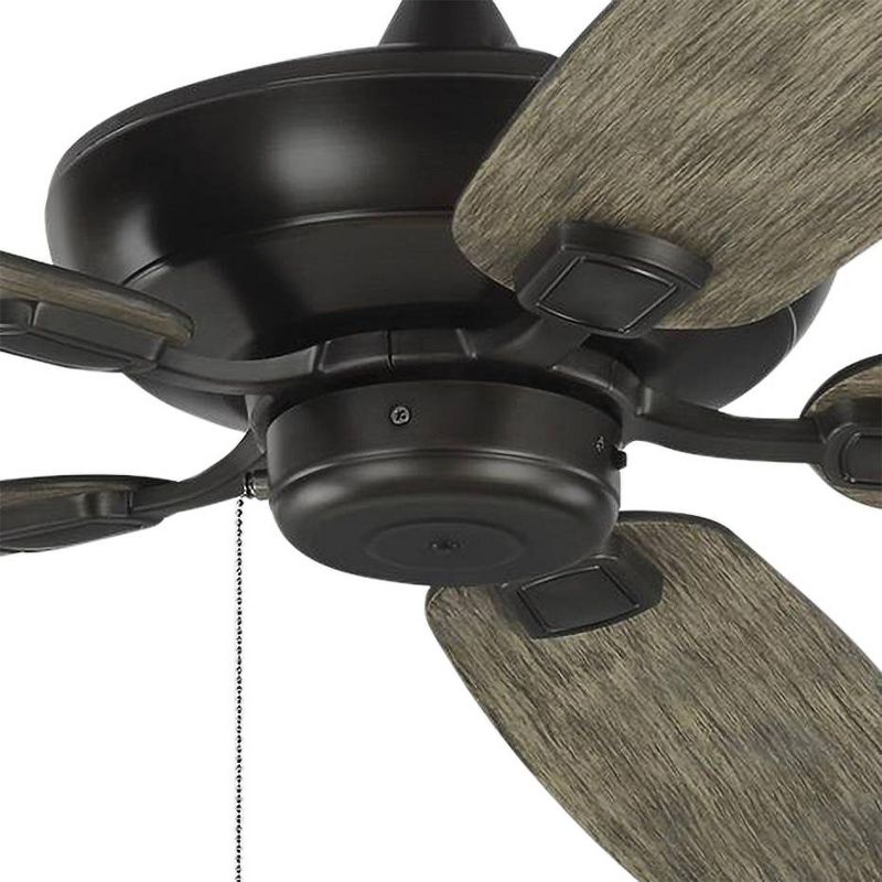 Monte Carlo 52" Colony Max Plus Aged Pewter Damp Rated Ceiling Fan