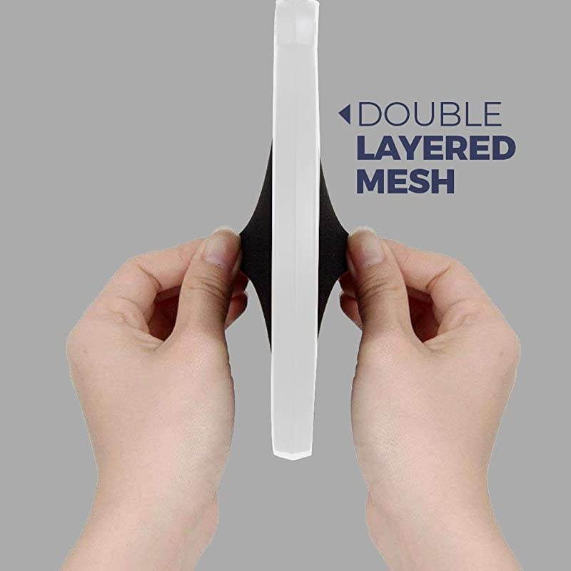 USA 6quot Microphone Studio Pop Filter with Clamp WHTBLK