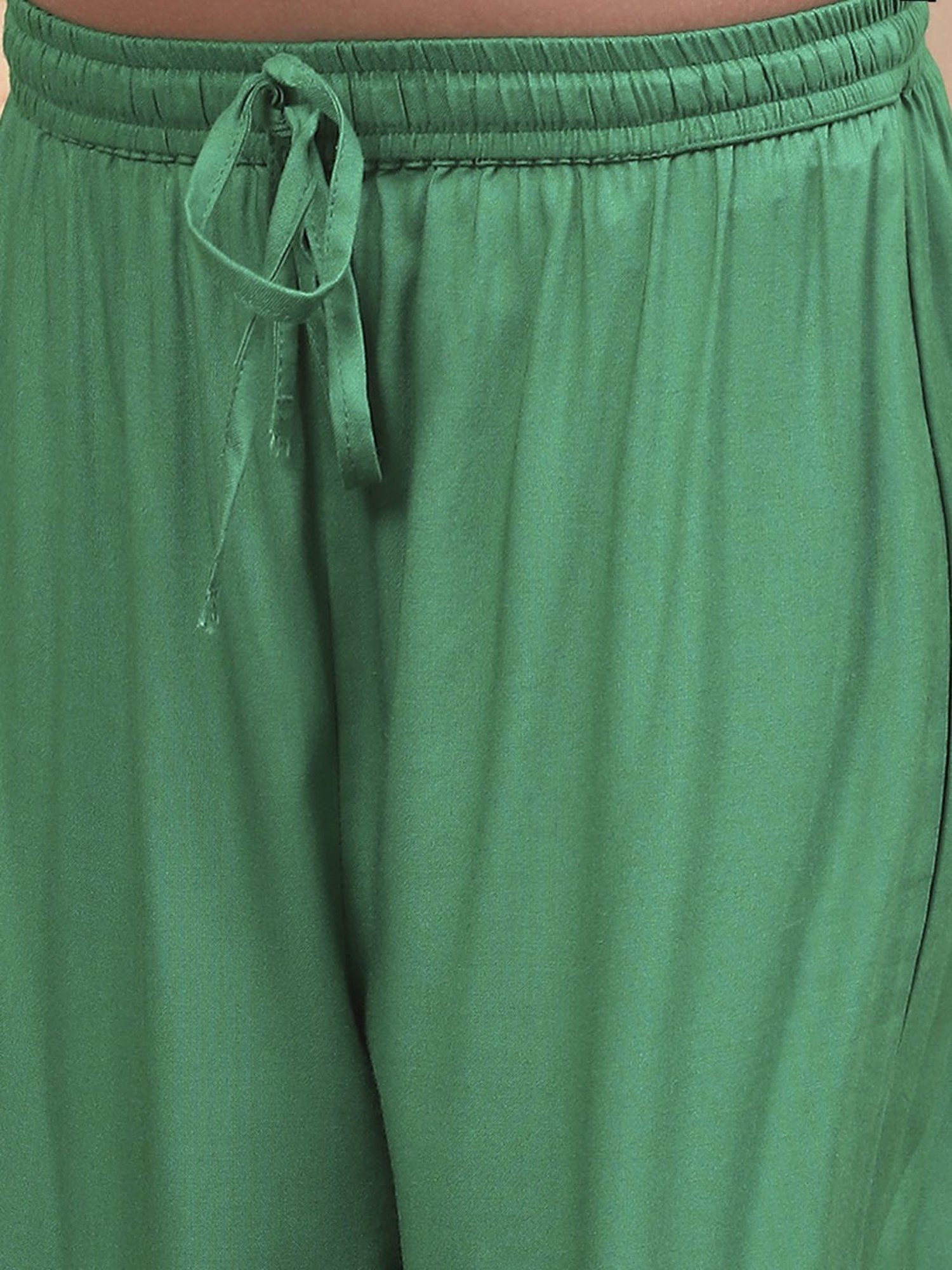 Biba Girls Green Floral Print Suit Sets