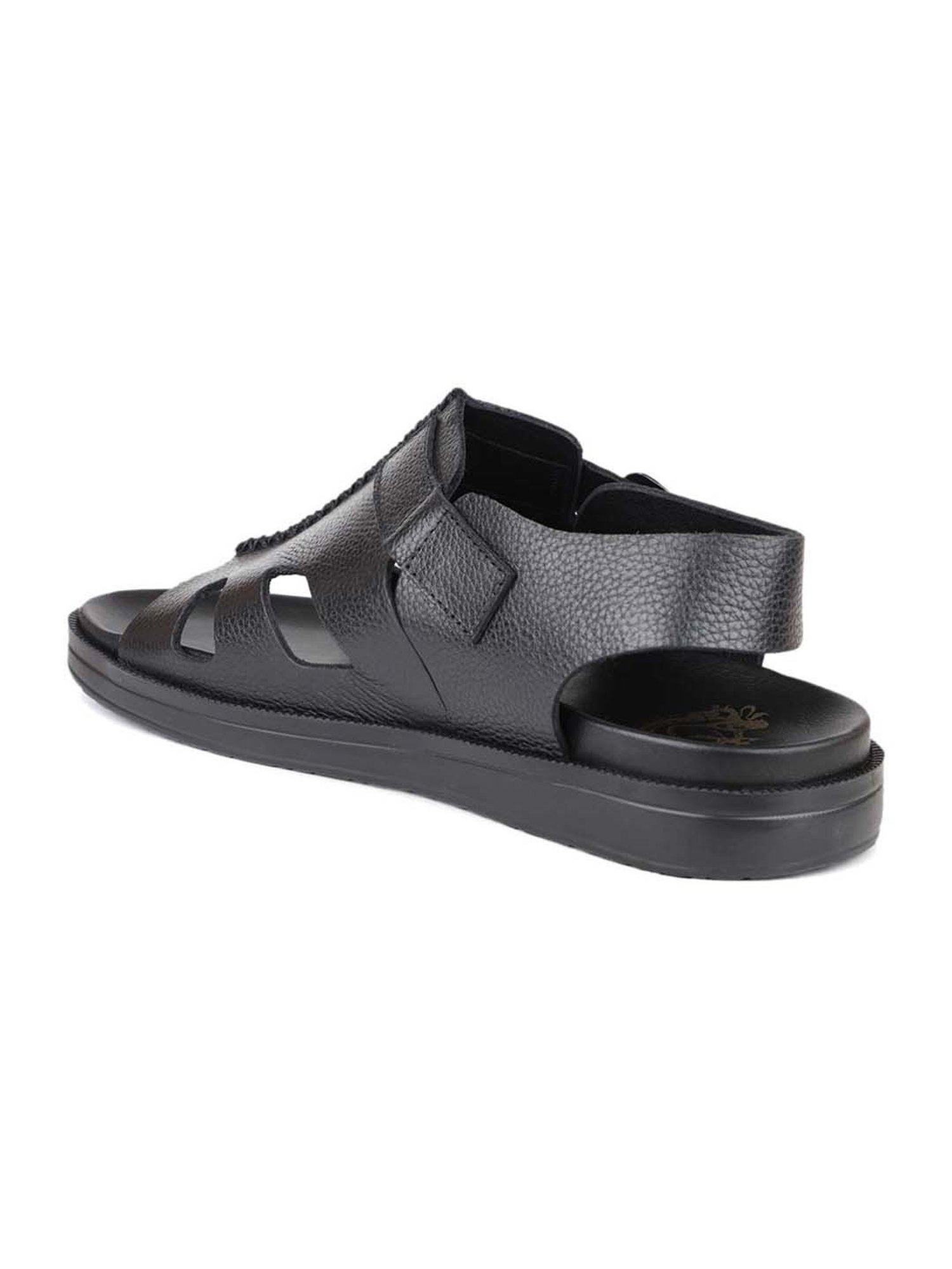 Atesber by Inc.5 Men's Black Back Strap Sandals