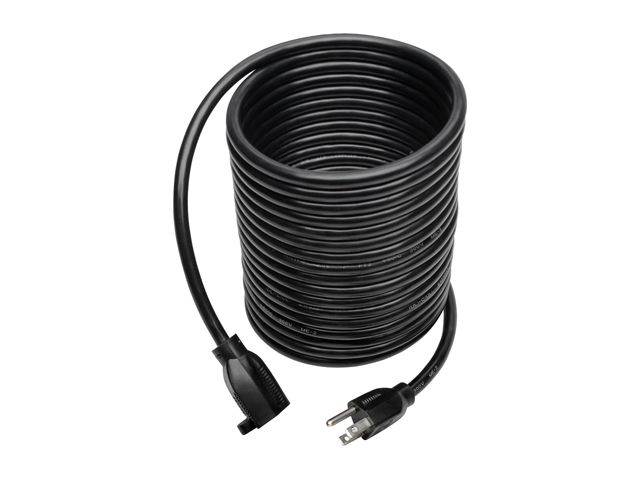 1M 16AWG Heavy Duty Power Extension Cord Power Extension Cable 3 Feet 1 Meters 3 Conductor NEMA 515P to NEMA 515R 13 Amp Power Cable ED70906