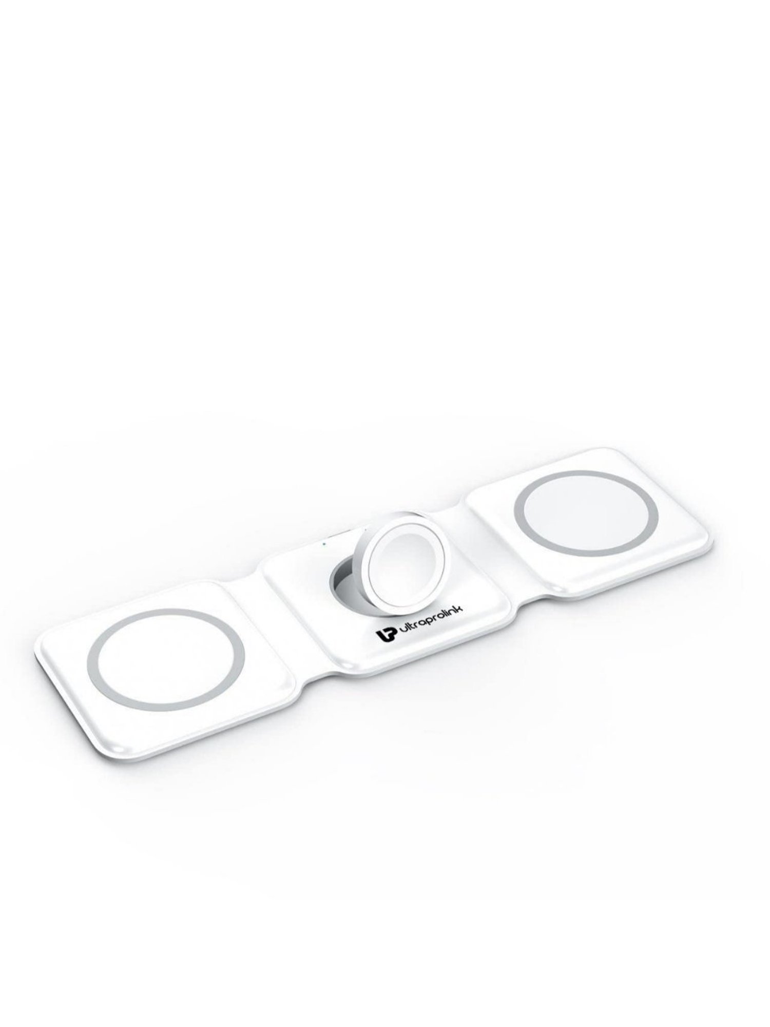 Ultraprolink UM1006FW Vylis Fold 20, 3 in 1 Folding 20W Wireless Charger with LED Effect (White)