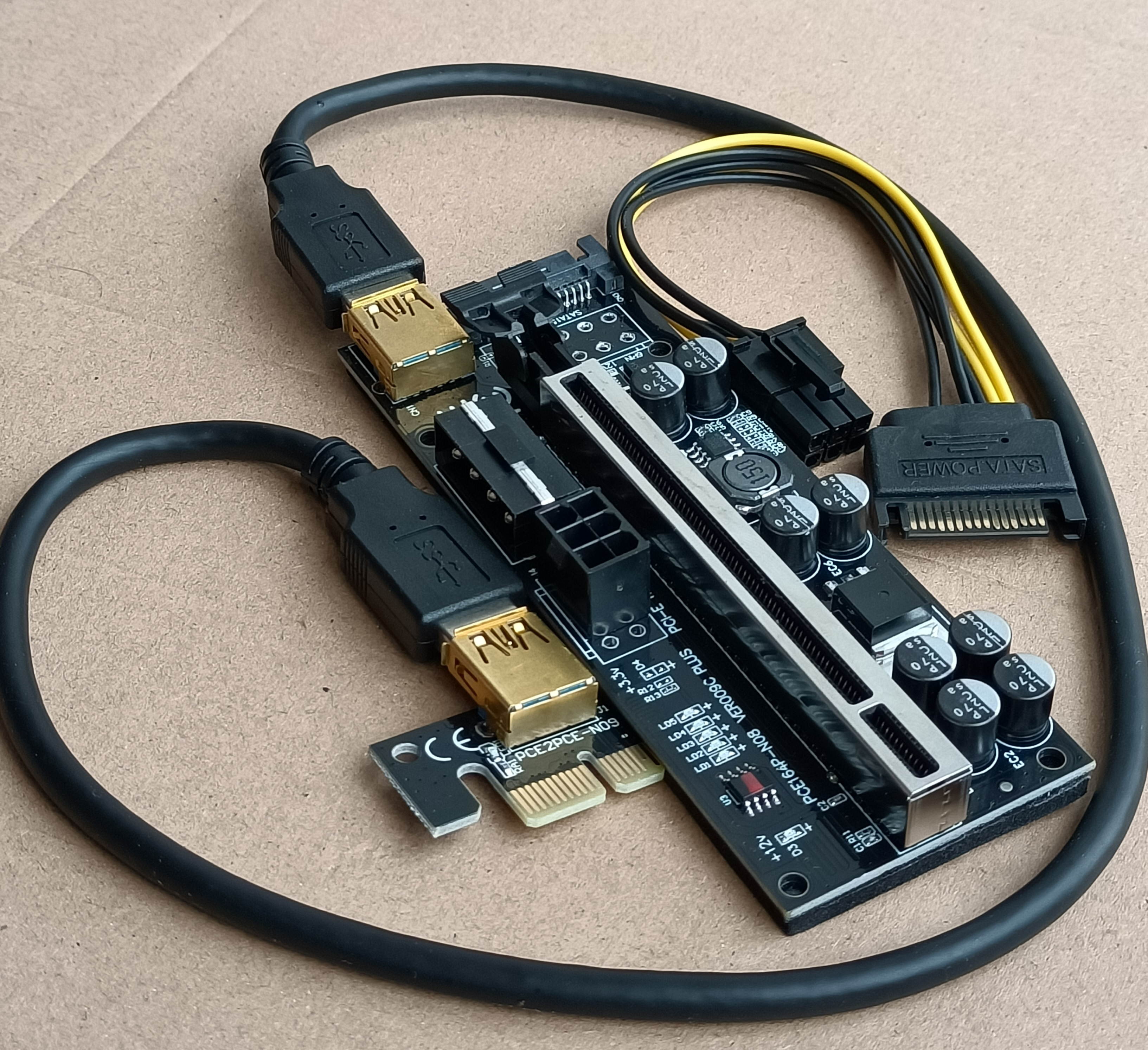 iStarUSA DD-666-2U-M 2U PCIe x16 to PCIe x16 Riser Card Middle Position