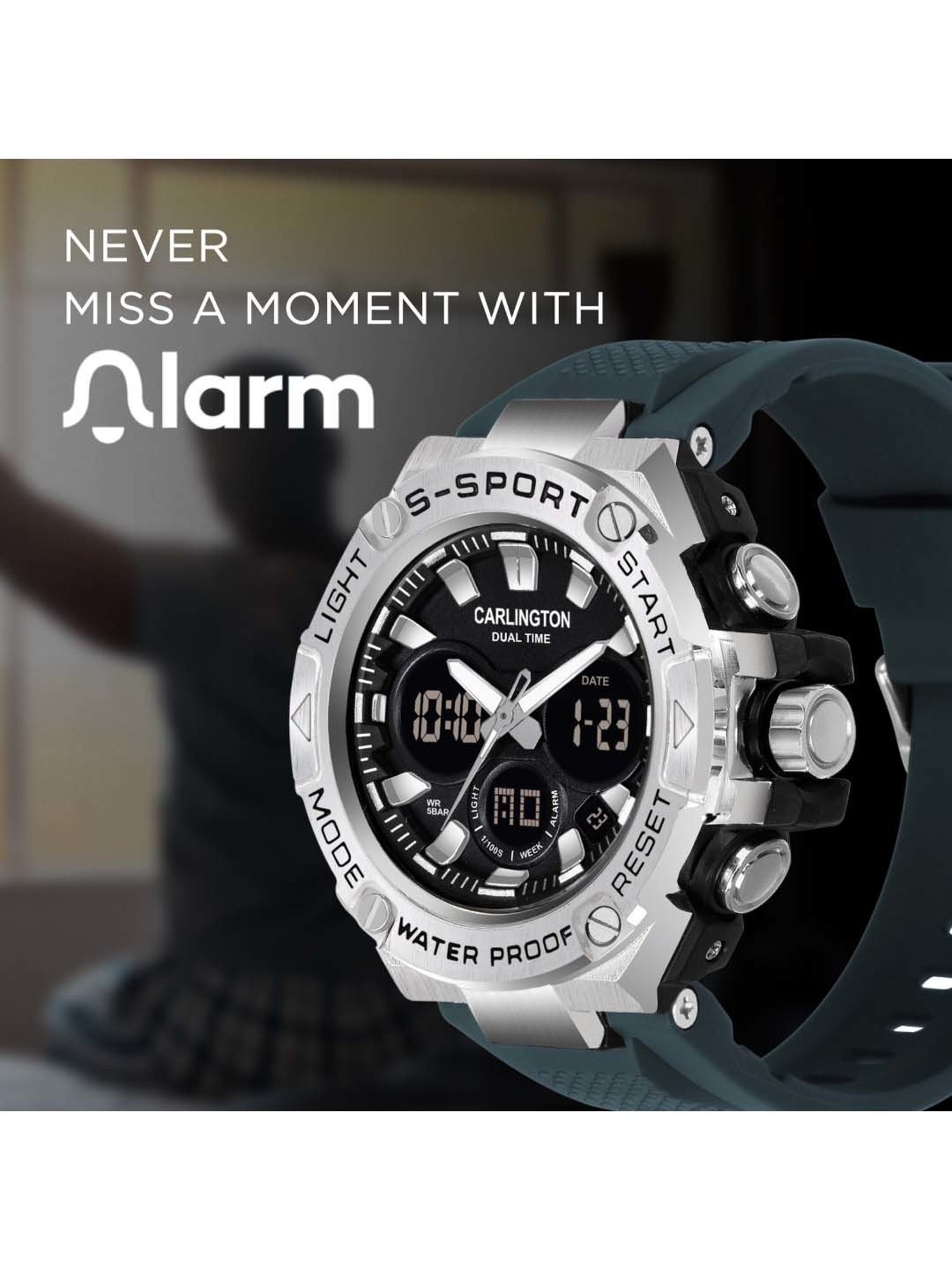 CARLINGTON Endurance 9107 Analog-Digital Watch for Men