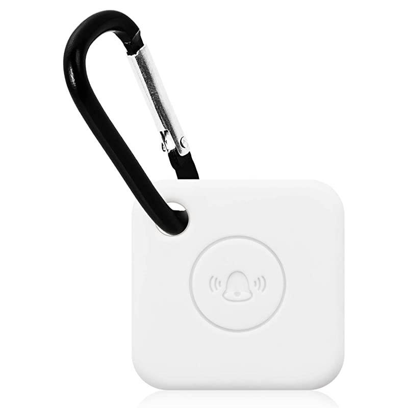 Silicone Case for Tile Mate 2020 Tile Mate 2018 Soft and Flexible ScratchShock Resistant Cover with Carabiner for Tile Mate Tracker White L