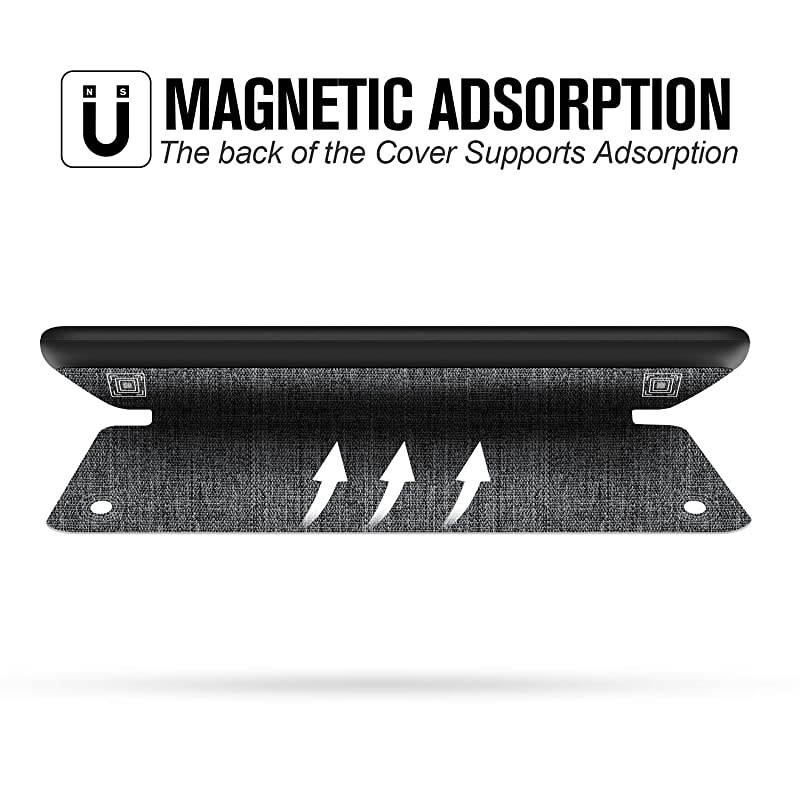 Fabric Case for AllNew Kindle 10th Gen 2019 Release Only ThinnestampLightest Smart Cover with Auto WakeSleep Support Back Cover adsorption Not Fit Kindle Paperwhite 10th Gen 2018 Grey