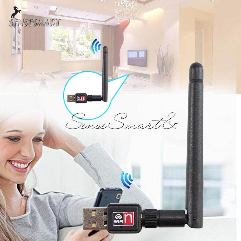 150Mbps USB 2.0 802.11N/G/B Mini WiFi Antenna LAN Card Adapter Wireless Network