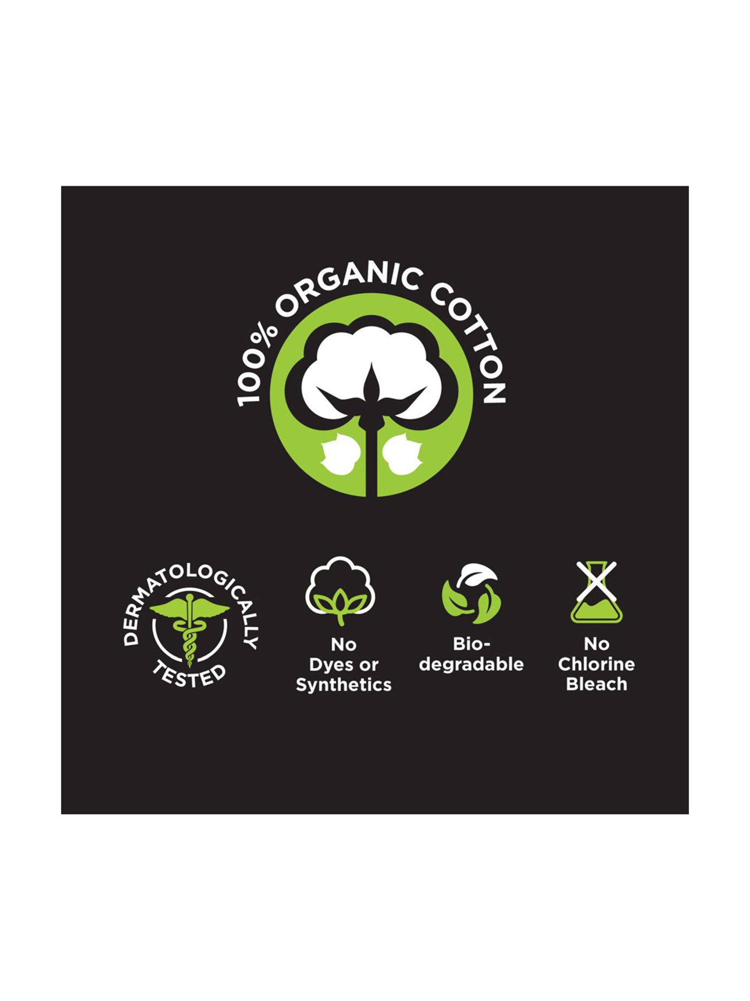 Pee Safe Organic Cotton Tampon (Regular) - Pack of 16