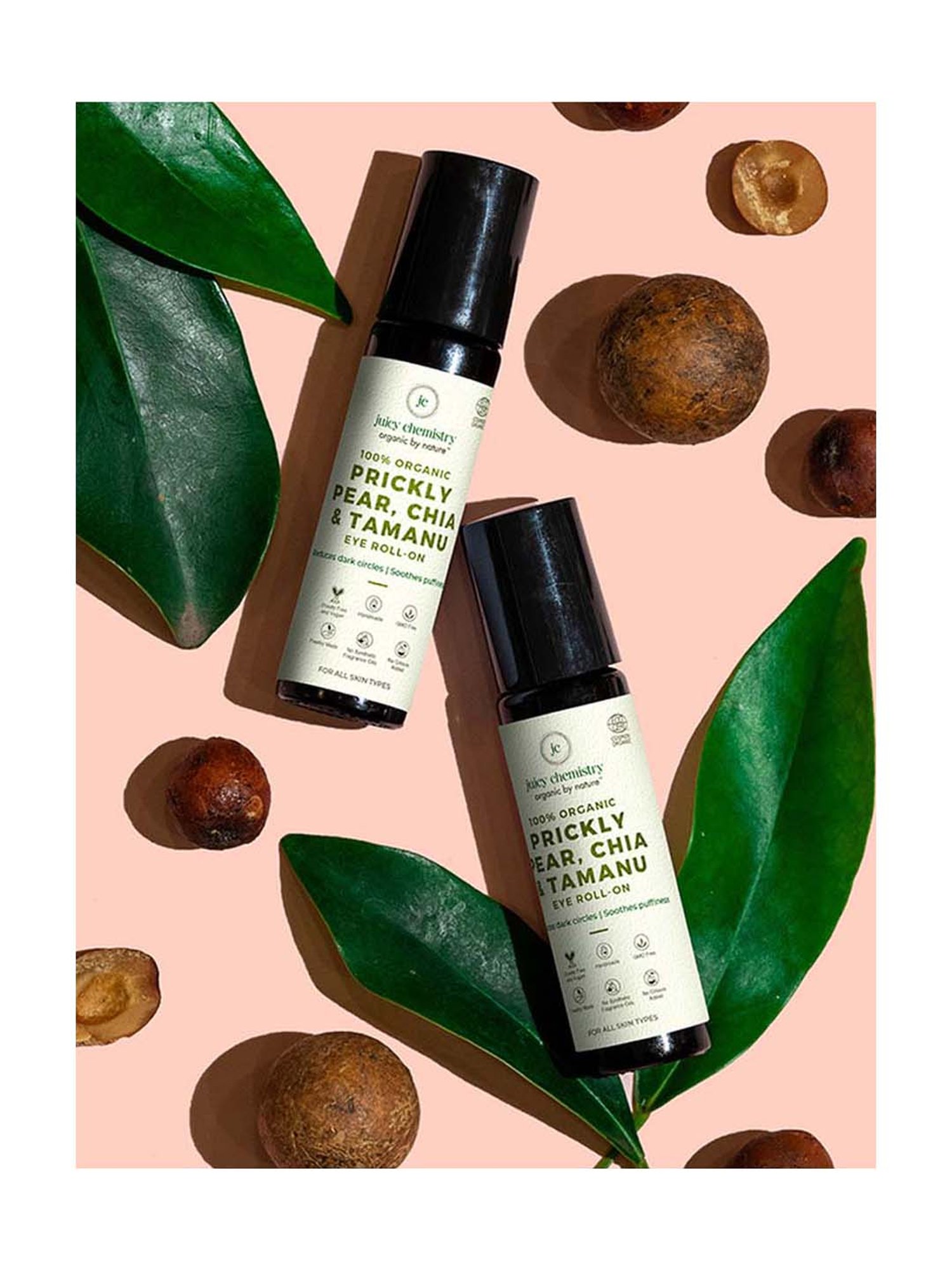 Juicy Chemistry Prickly Pear Chia & Tamanu Eye Roll On - 7 gm