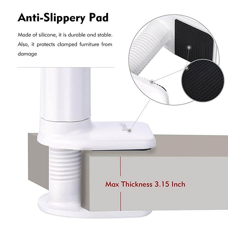 Cell Phone Holder  Universal Flexible Long Arms Mobile Phone Holder Desktop Bed Lazy Bracket Mobile Stand Support All Mobiles for Bedroom Kitchen Office Bathroom Supreme in 900mm Length