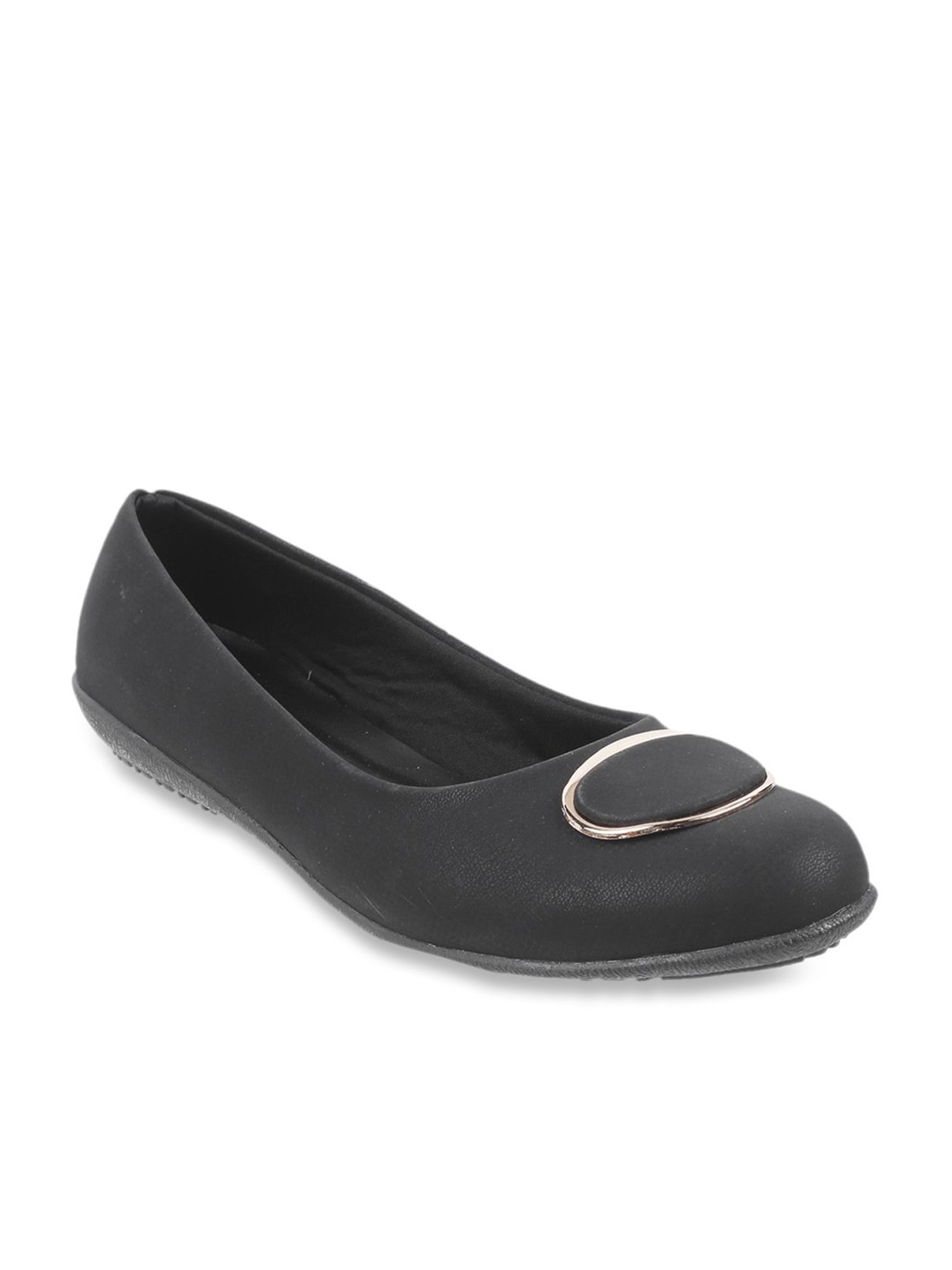 Walkway Women's Black Flat Ballets