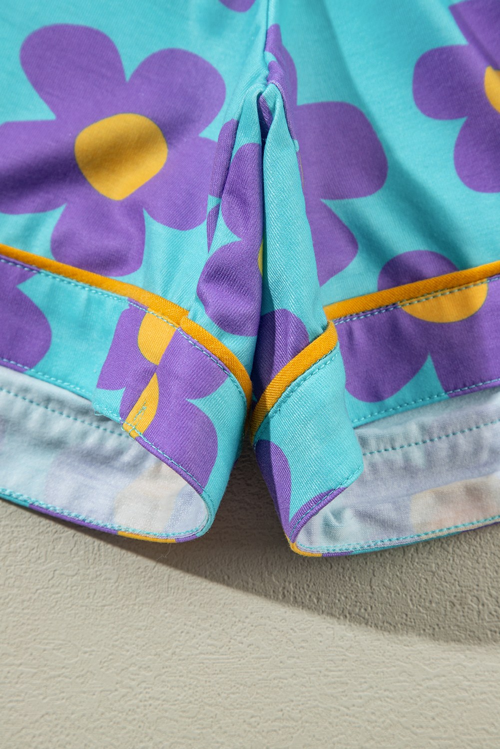 Rose Red Solid Waffle Knit Plus Size Two Piece Shorts Set