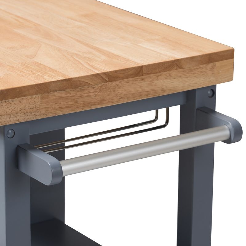 Origami Wood Top Steel Kitchen Organizer 3 Mesh Basket Sliding Drawer (2 Pack)