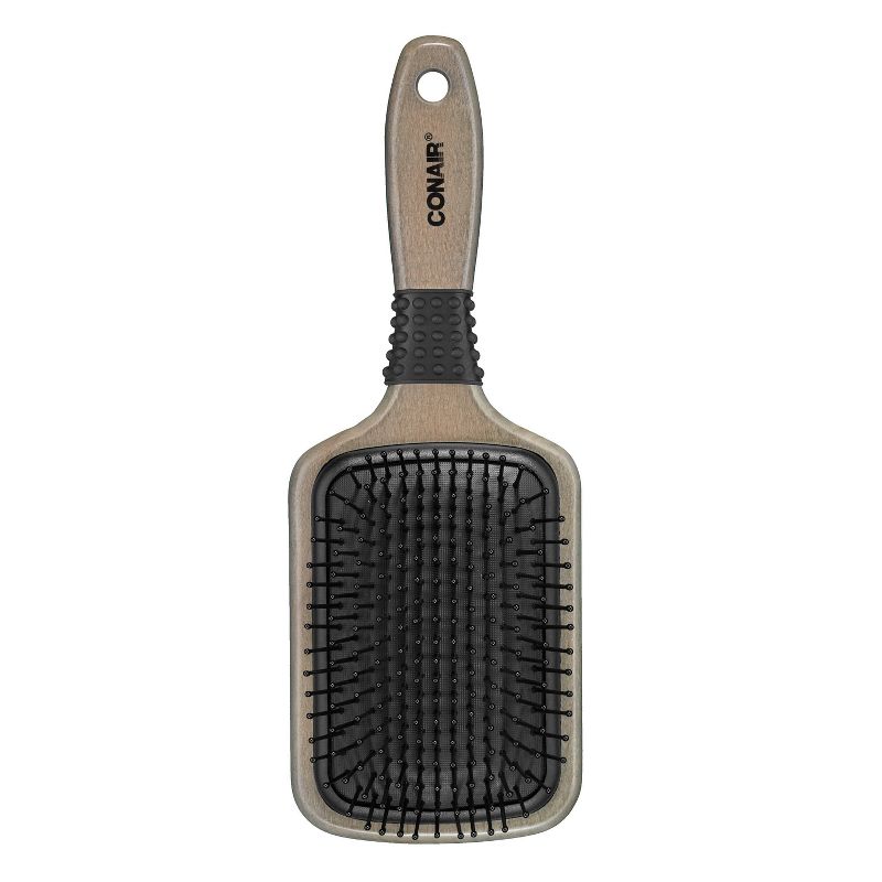 Conair Shines and Smoothes Ceramic Wood Paddle Hair Brush