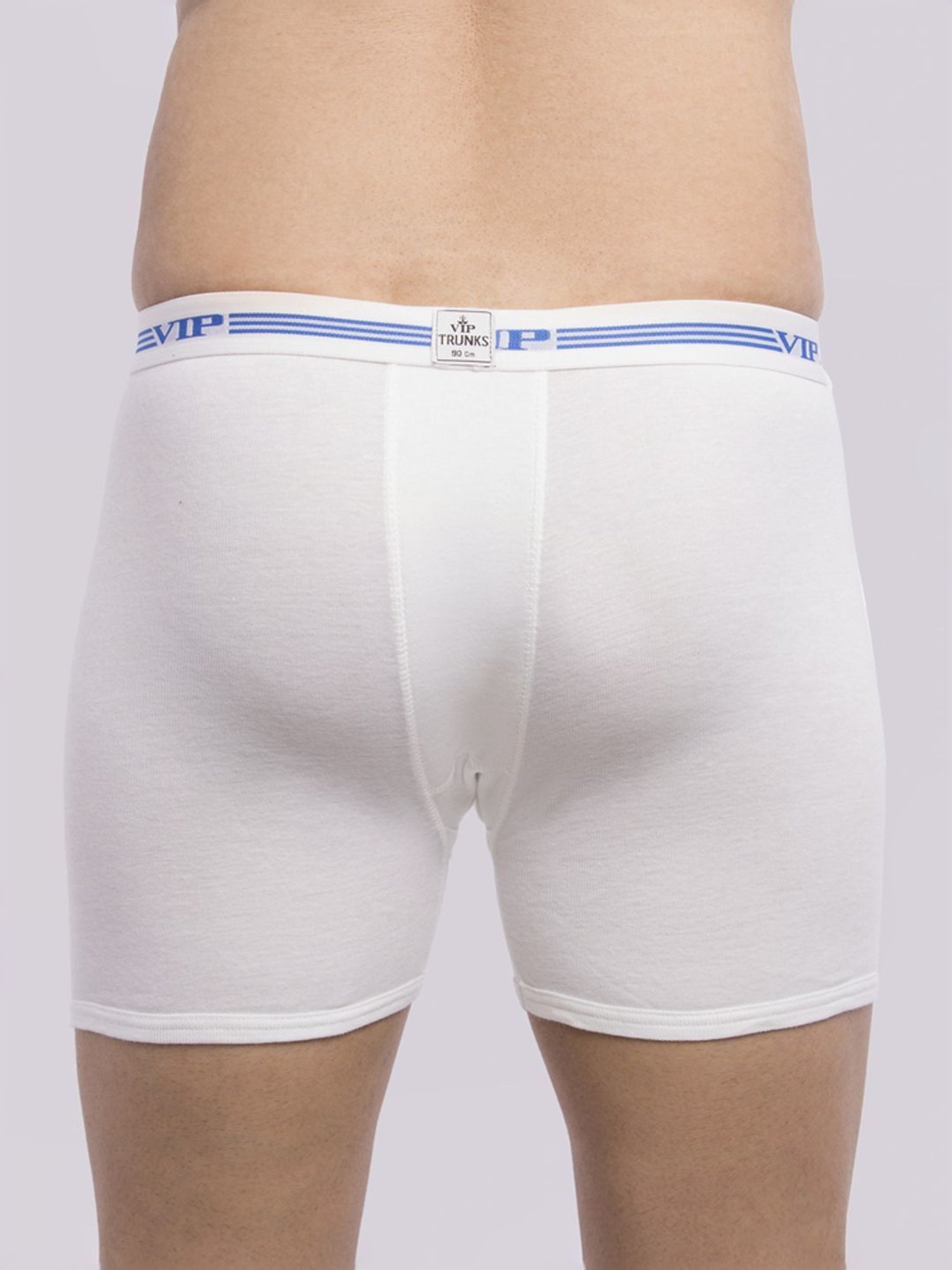 Vip White  Skinny Fit Trunks - Pack Of 3