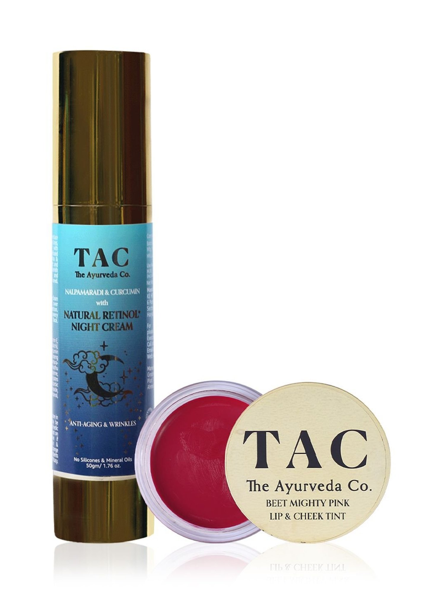 TAC - The Ayurveda Co. Beet Lip & Cheek Tint & Night Cream