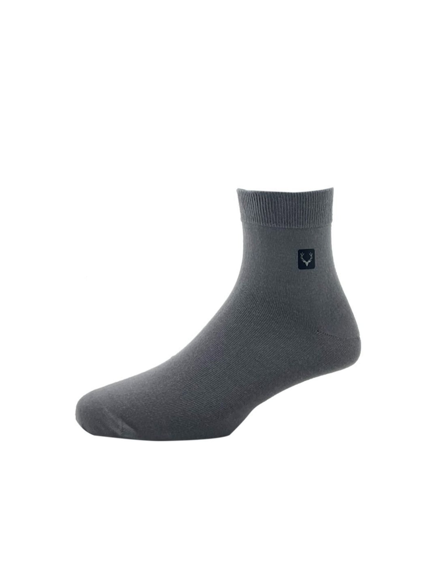Allen Solly Grey Cotton Socks (Pack of 3)