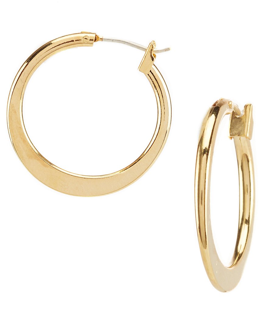 Tailored Graduated Hoop Earrings