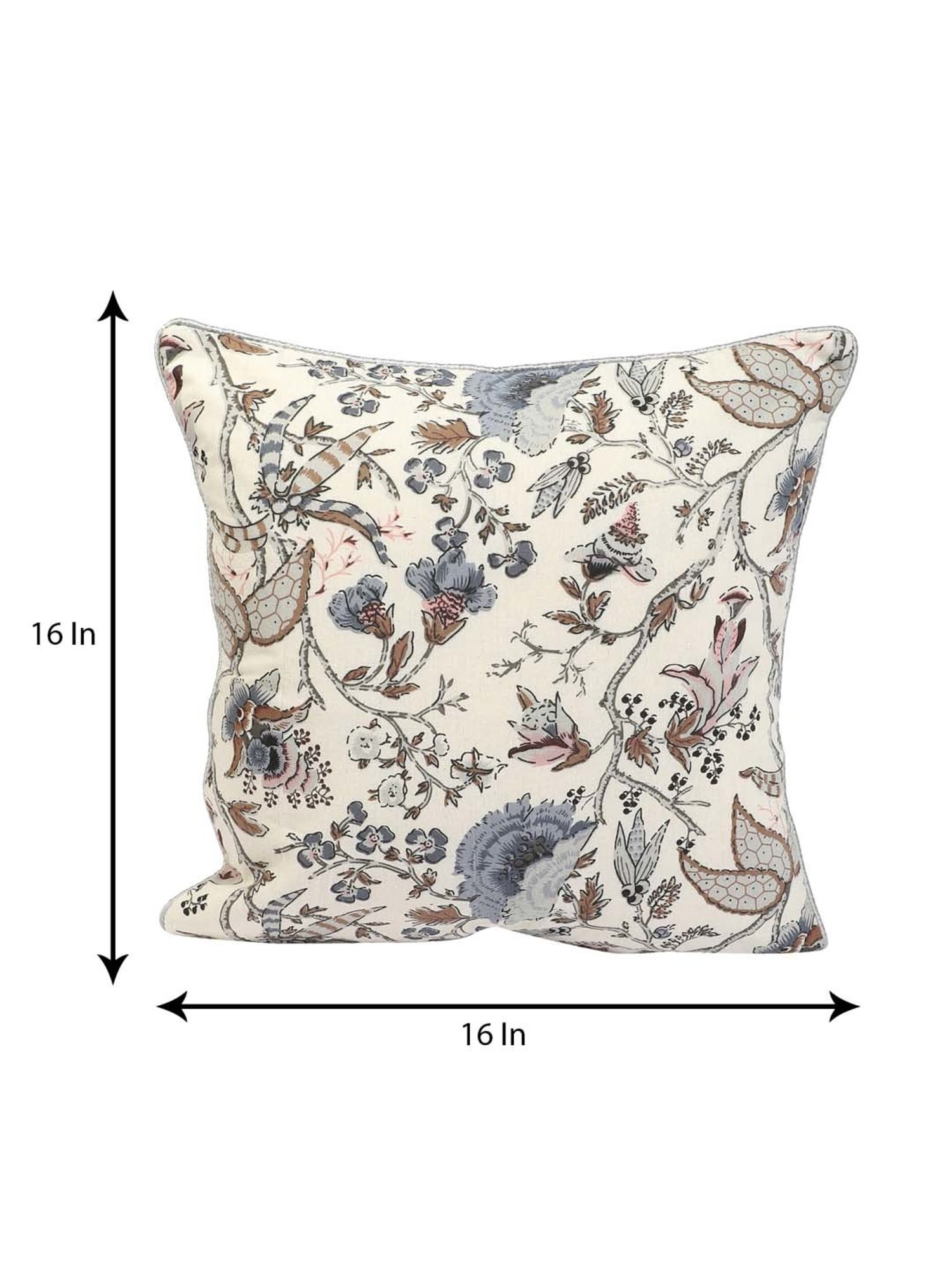 MFD HOME Furnishing Multicolour Cotton Cushion Cover - Set of 2