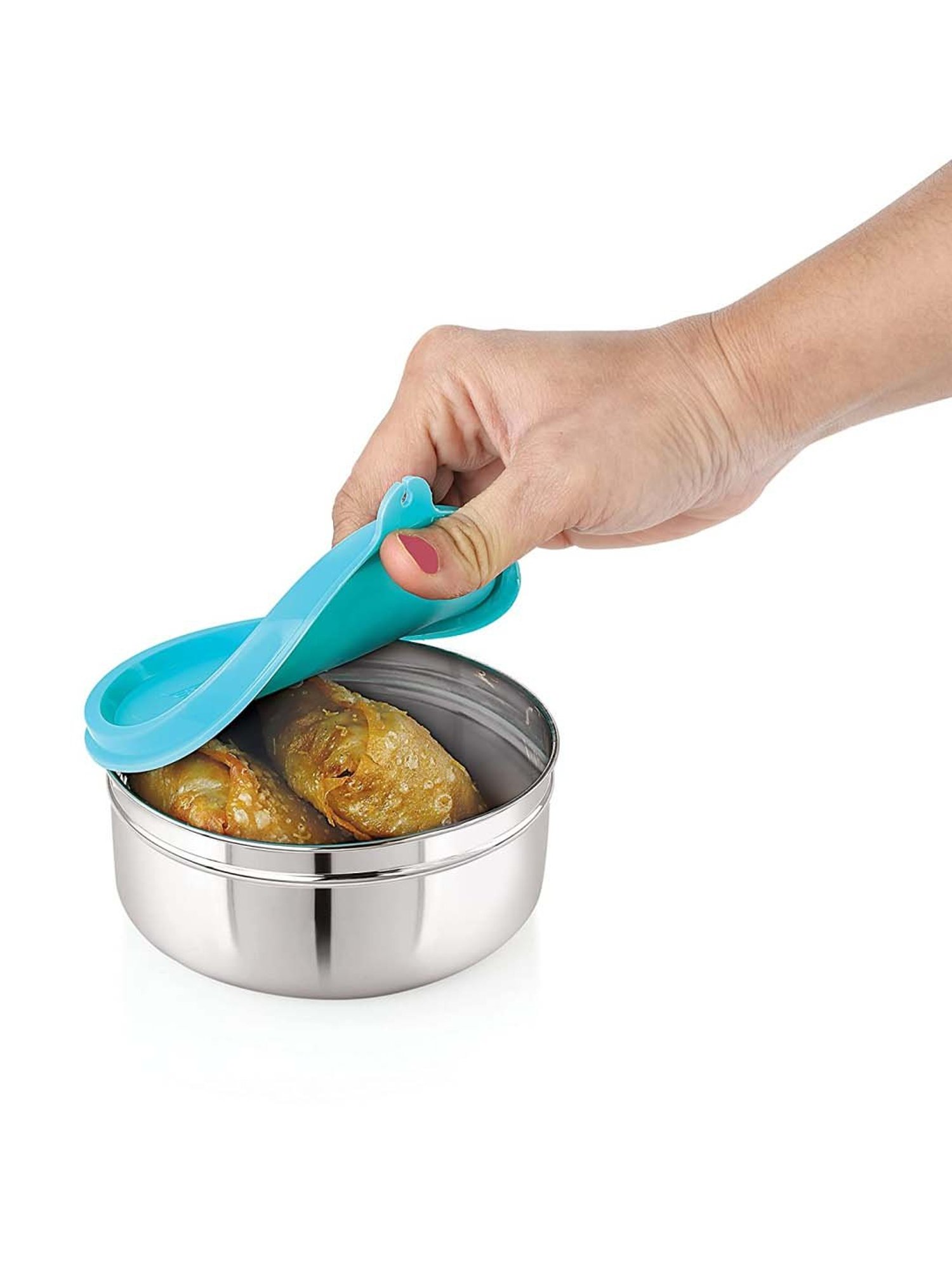 Steel Lock Multicolor Stainless Steel Container Set