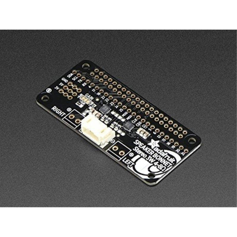 adafruit pid 3346 i2s 3w stereo speaker bonnet for raspberry pi  mini kit