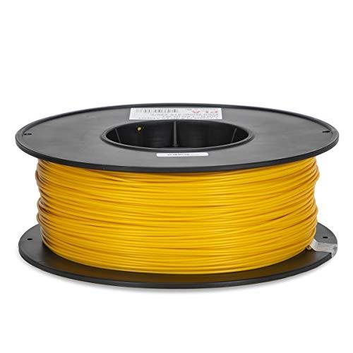 inland 1.75mm gold pla 3d printer filament  1kg spool 2.2 lbs