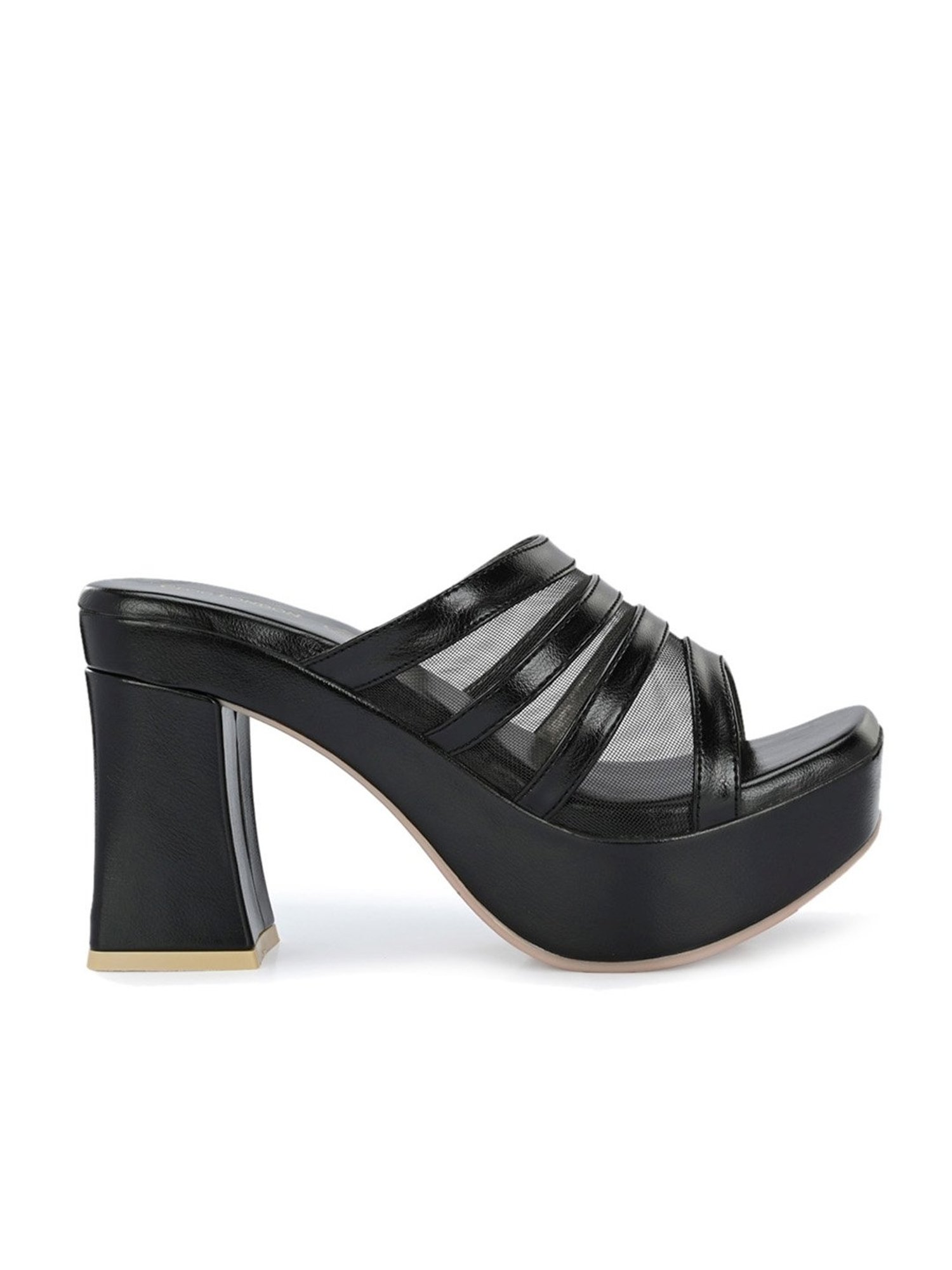 Clog London Women's Black Casual Sandals