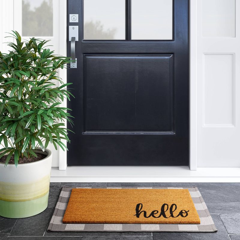 2'x3' Indoor/Outdoor Reversible Rug Gray - Threshold™