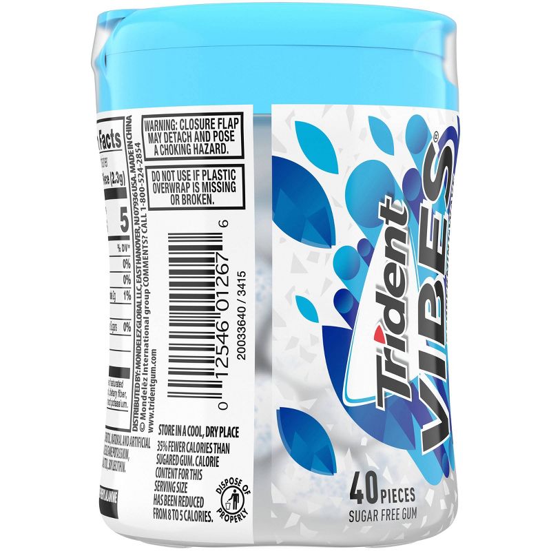 Trident Vibes Peppermint Bottle - 4.1oz/40ct