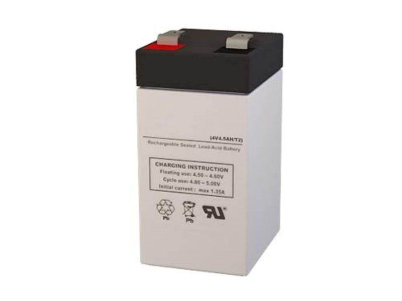 4ce4.5 4 volt 4.5 amph sla replacement battery with f2 terminal