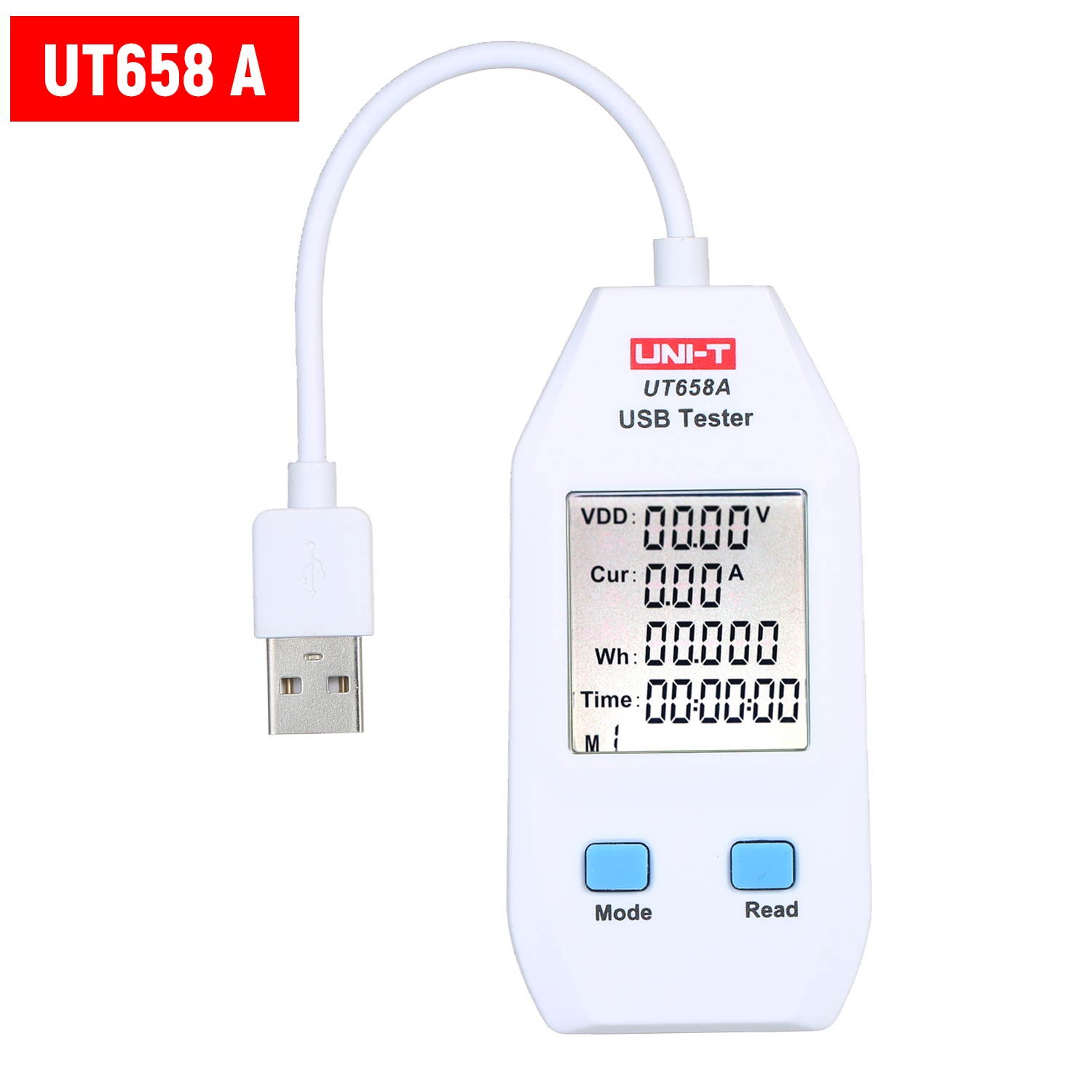 USB Power Meter LCD USB Tester Detector Voltmeter Ammeter Digital Power Capacity Tester(UT658A)