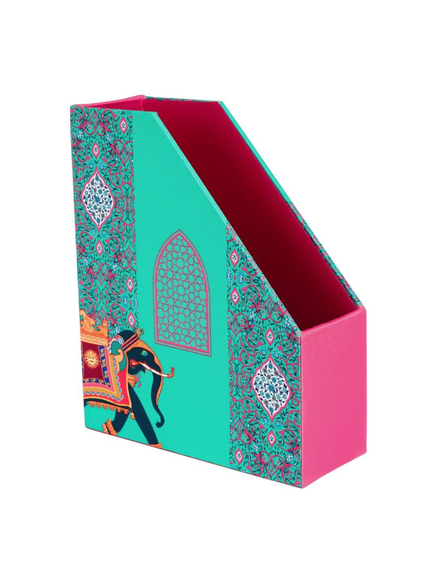 SEJ by Nisha Gupta Blue Magazine Rack - Set of 1